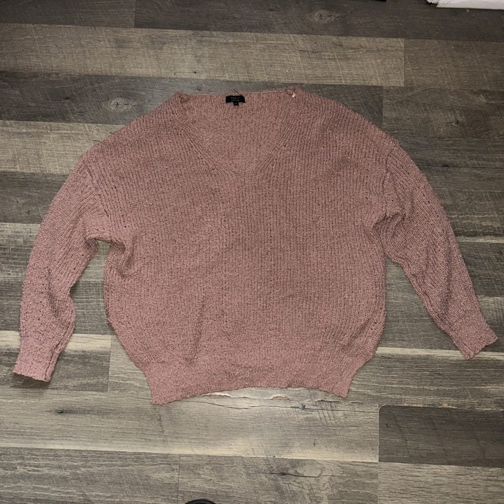 Debut Sweater Hobo Style Brown/Mauve Size Medium For Any Occasion